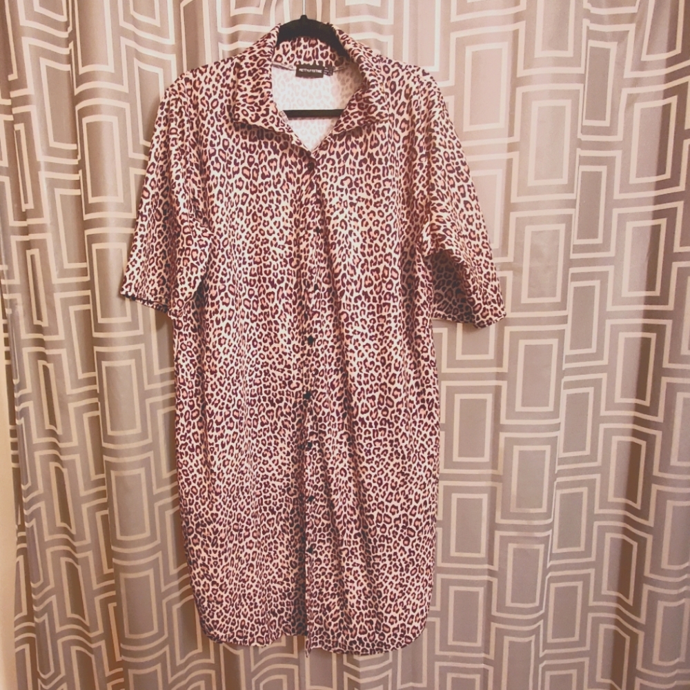 Fierce shirt dress